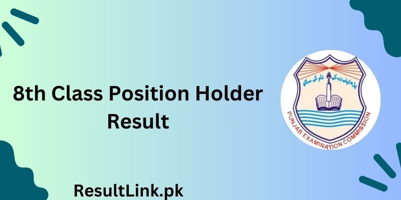 8th Class Position Holder Result