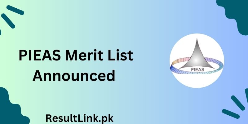 PIEAS Merit List